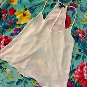 Forever 21 White Camisole Top